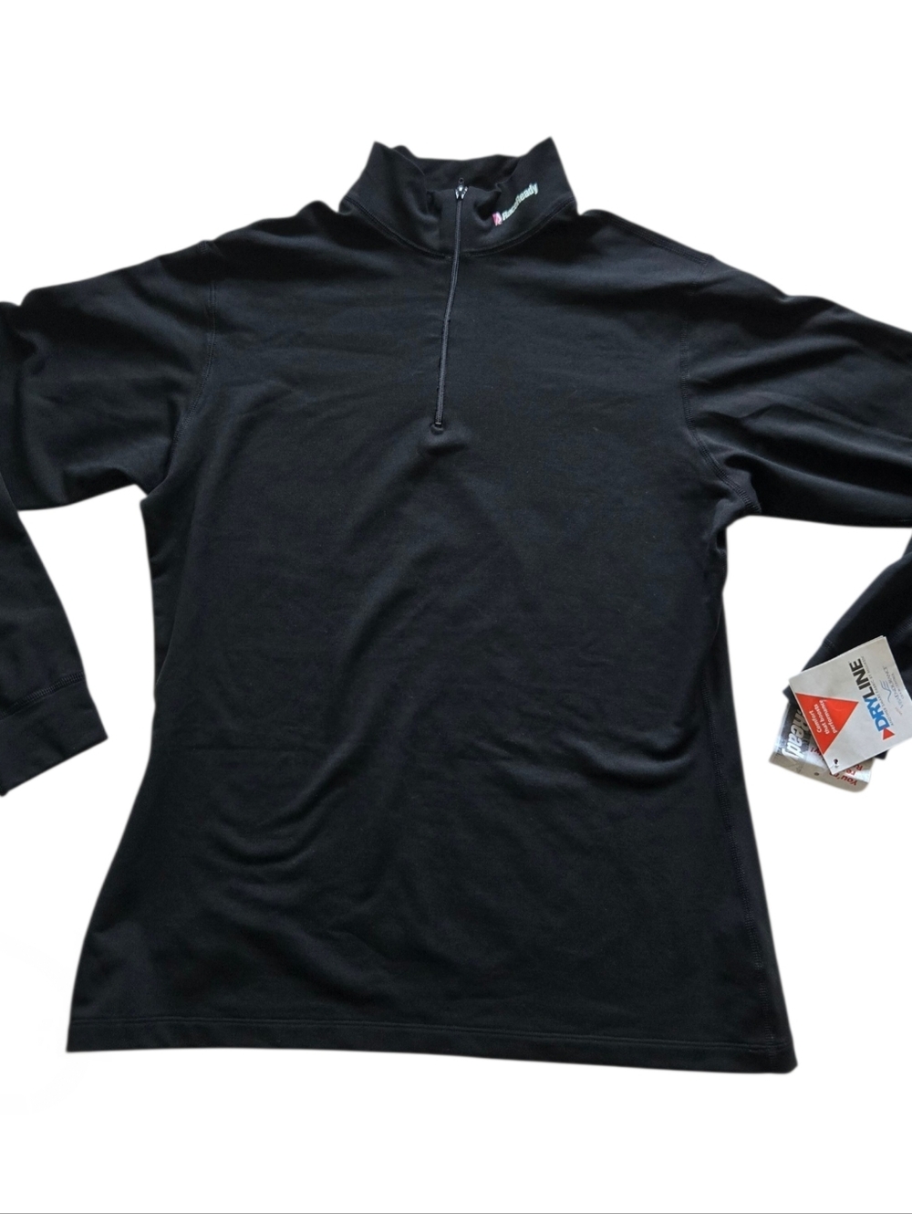 RaceReady Dryline 1/4 Zip Athletic Top NWT Black Women’s Large